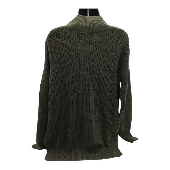 Abound Women’s Small Green Mock Neck Oversized Pullover Sweater NWT - Picture 9 of 16